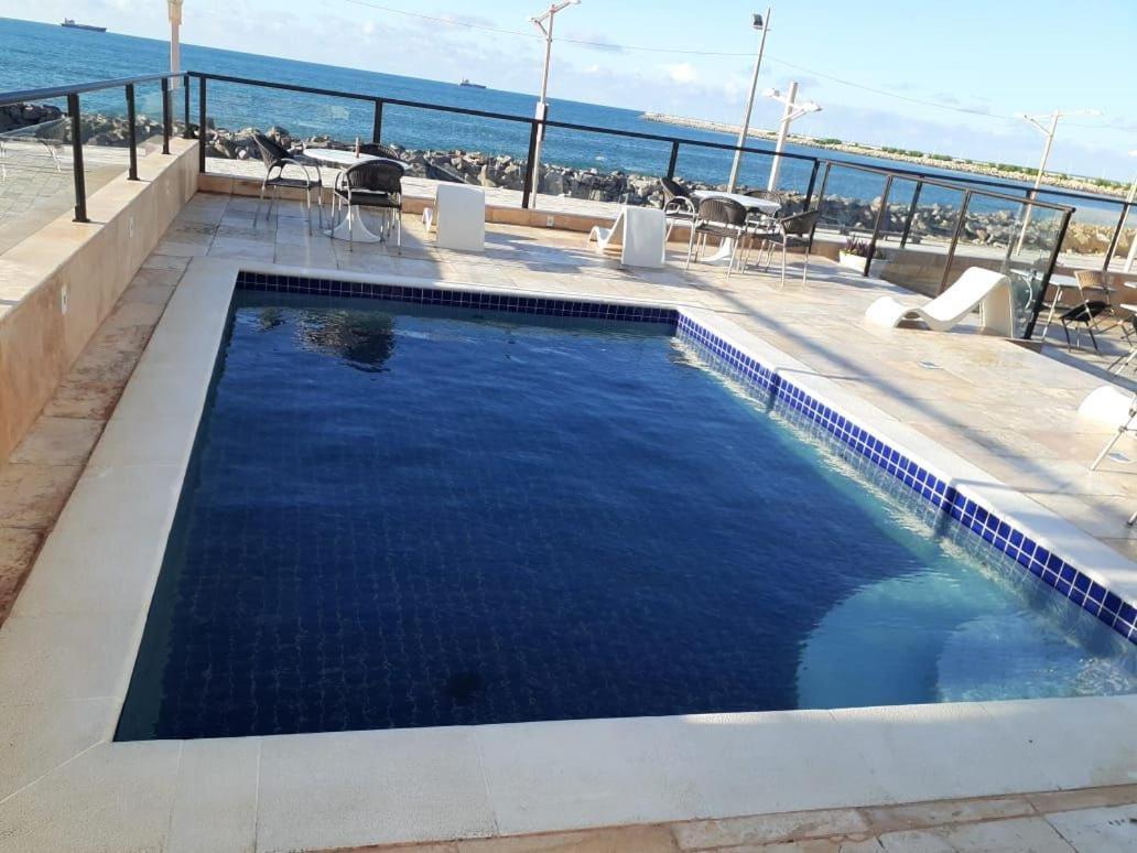 605 Flat mobiliado com vista lateral mar na Praia de Iracema Fortaleza  Exterior foto